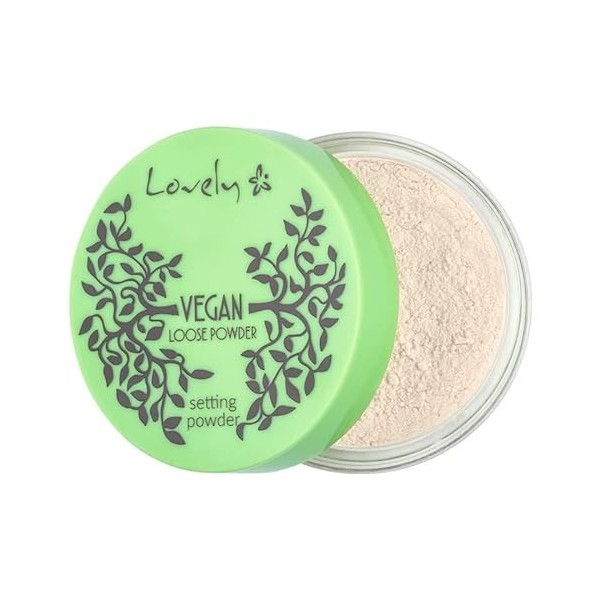 LOVELY. Poudres Libres Fixatrices Veganes - Vegan Loose Setting Powder