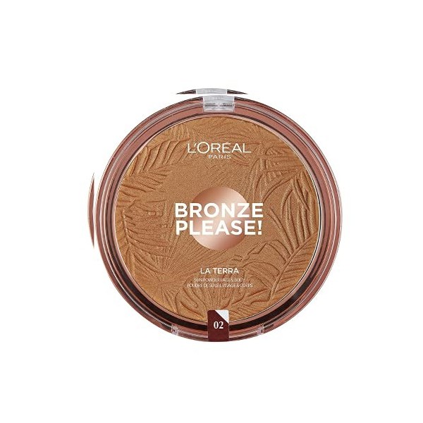 3 x LOreal Bronze Please! La Terra Sun Powder Face & Body - 02 Capri-Naturale