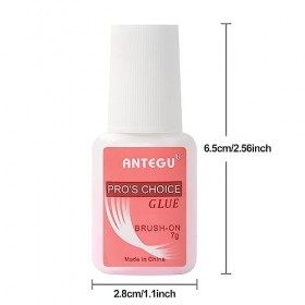 Sularpek Colle Faux Ongles, 2 x 7ml Colle Ongle, Colle Faux Ongles Extra Forte,Colle à Ongles, colle ongles, pour Réparer et 