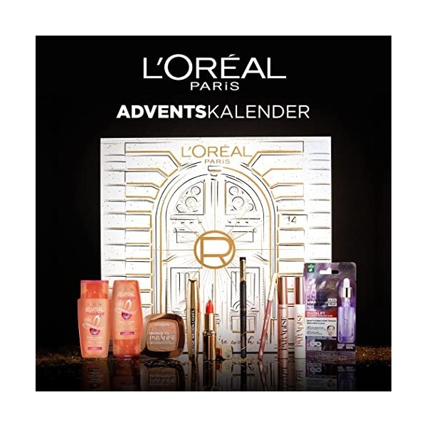 CALENDRIER DE L'AVENT L'ORÉAL PARIS 2022 24 PORTES - Calendrier de l'Avent  - Cadeau 