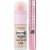 Maybelline New-York - Duo Teint & Yeux - Perfecteur de Teint Illuminateur Instant Glow Perfector 4-in-1 + Mascara Sky High Ed