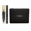 LOréal Paris - Volume Millions de Cils Baume Noir - Coffret cadeau Femme trousse regard Mascara & liner