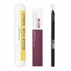 Maybelline New-York - Coffret de Maquillage Total Look 3 Produits - Mascara 10 ml , Crayon Yeux & Rouge à Lèvres 5 ml - Re