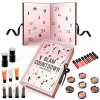 KreativeKraft Calendrier de lAvent 2023 Beauté Maquillage Spa Bien Etre Soin Visage Beauty Advent Calendar Femme Fille Noir