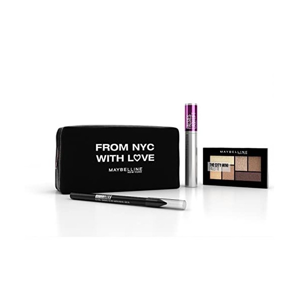 Maybelline New York Trousse Cadeau Femme Smokey Eye, 3 Produits Iconiques