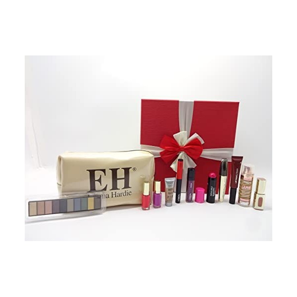 Glory Cosmetics Coffret maquillage incluant 10 produits LOréal et trousse Emma Hardie