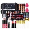 Joyeee Kit de Maquillage Complet, Coffret Maquillage Femme, Kit Maquillage Femme, Lot Maquillage avec Ombres Paupières, Rouge