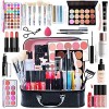 MKNZOME 32Pcs Kit de maquillage Complet, Polyvalent Cadeau de Cosmétique avec Fard à Paupières Correcteur Rouge à Lèvres Fond