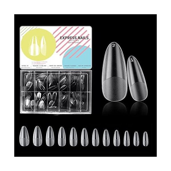 2Pièces Colle Faux Ongles 6 en 1, 8ml Extra Forte Colle Ongles Capsules, Gel de Base Coat et le Renforçateur Nail Extend Gel 