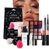 RoseFlower Kit de Maquillage Complet, Cosmetic Makeup Palette Set Cosmetics Set de Maquillage avec Fond de teint, correcteur,