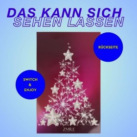 Calendrier de lAvent végétalien ZMILE Cosmetics avec sapin de Noël festif