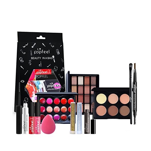 Joyeee Kit de Maquillage Femme Complet Cadeau Ensemble, All-in-one Makeup Gift Starter Set, Kit de Maquillage Professionnel p