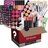 CHSEEO Kit de Maquillage Complet, Palette de Maquillage Cosmétique Coffret Cadeau Maquillage Mallette avec Rouge à Lèvres Pin