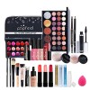 CHSEEA Kit de Maquillage Complet, Coffret Cadeau Coffrets Maquillage Trousse de Maquillage Palette de Maquillage Fards à Paup