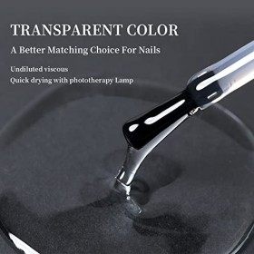 Colle Faux Ongles, 2 * 15 ML super forte Colle Faux Ongles, 6 en 1 Longue Duré Colle Ongle Capsule Gel avec Pinceau, durcisse