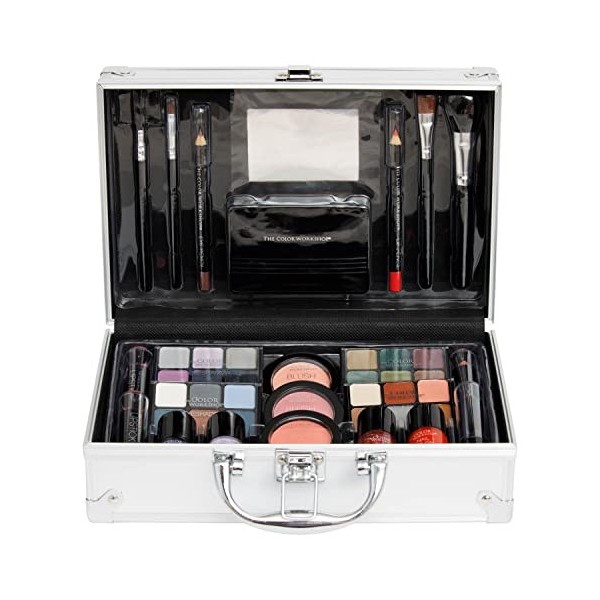 Markwins The Color Workshop - Mallette de Maquillage Bon Voyage - Kit de Maquillage Professionnel pour les Yeux, les Ongles e