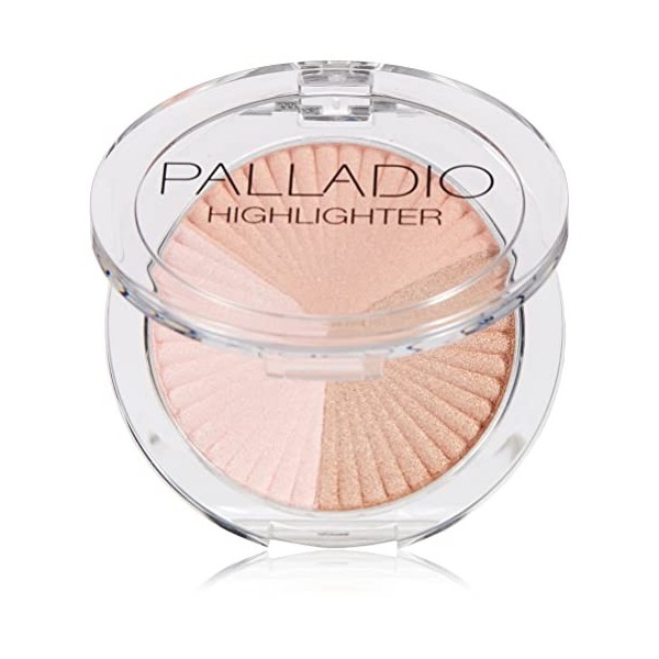 Palladio Sunkissed Highlighter, Poudre de Maquillage Crémeuse et Douce, Teintes Lumineuses, Sculpte et Définit lÉclat du Vis