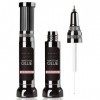 Makartt Mise à jour 2pcs gel de colle pour ongles strass avec pointe de stylo pinceau, stylo de précision de colle à ongles t