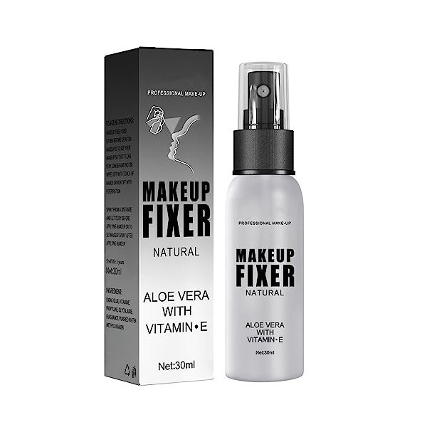 Fresh Face Fixer Spray fixateur de maquillage – Spray de maquillage durable pour le visage, formule ultra-fine, contrôle de l