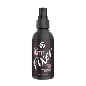 W7 The Fixer Spray Fixateur de maquillage - Finition mate mate - Formule ultra fine longue durée - Cruelty Free et végétalien