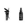 NYX Professional Makeup Eyeliner Liquide Semi-Permanent Epic Wear, Fini Mat, Couleur : Noir & Spray Fixateur Setting Spray De