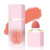 Gl turelifes Cream Liquid blush Cosmetics, blush à coussin dair pour les joues, haute pigmentation, sans poids, mousse de ve