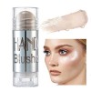 GL-Turelifes Blush Stick Blush Cream Hydratant, Highlighter & Trimming Rouge Pen, Glow and Mood Boosting Blushes Stick Cheek 