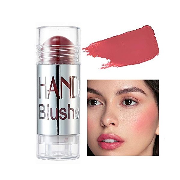 GL-Turelifes Blush Stick Blush Cream Hydratant, Highlighter & Trimming Rouge Pen, Glow and Mood Boosting Blushes Stick Cheek 