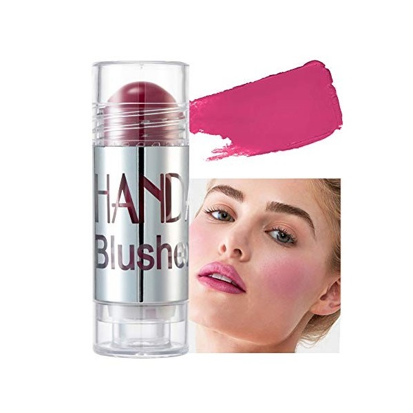 GL-Turelifes Blush Stick Blush Cream Hydratant, Highlighter & Trimming Rouge Pen, Glow and Mood Boosting Blushes Stick Cheek 