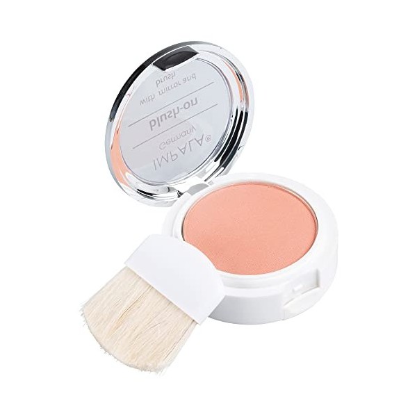 Impala - Fard à Joues Avec Miroir et Brosse Blush On Couleur Nº 2 | Poudre Compacte pour Fard à Joues Longue Durée | Fard à J