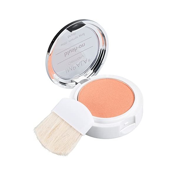 Impala - Fard à Joues Avec Miroir et Brosse Blush On Couleur Nº 2 | Poudre Compacte pour Fard à Joues Longue Durée | Fard à J