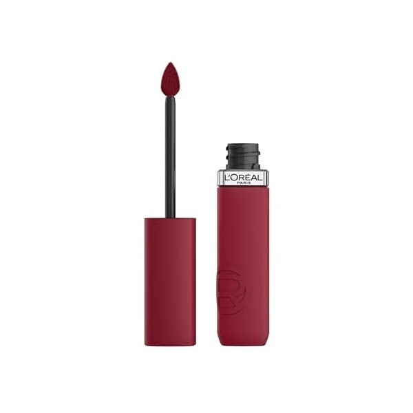 LOréal Paris - Rouge à Lèvres Liquide - Couleur Intense & Fini Mat - Longue Tenue - Sans Transfert - À LAcide Hyaluronique 
