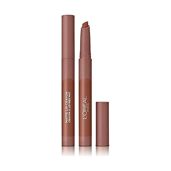 LOr?al Paris Matte Crayon Rossetto 104 Smart Cookie