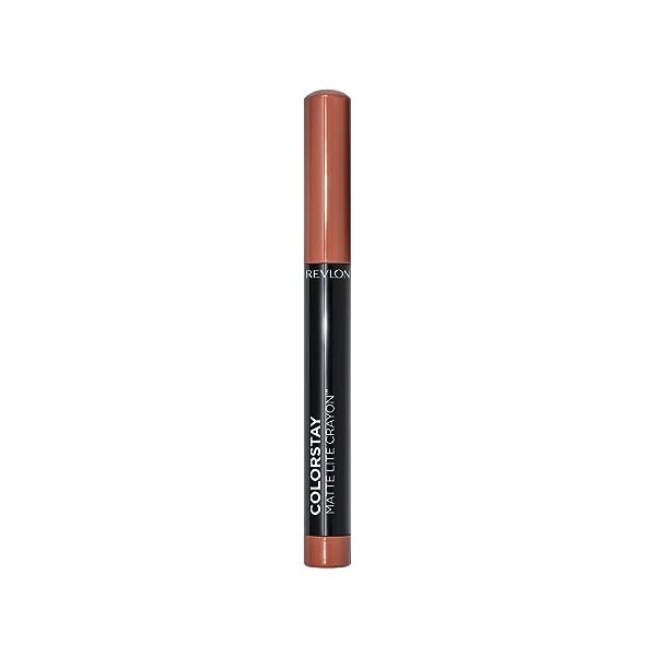 Revlon, Rouge à lèvres ColorStay Matte Lite™ Crayon, Fini mat, Couleur saturée, Formule infusée en huile de graines de mangue