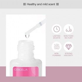 COSCELIA Lot 5 * 10g Colle à Ongles, Faux Ongles Colle dOngle Rapide avec Pinceau, Colle Faux Ongles Super Forte Coller ou R