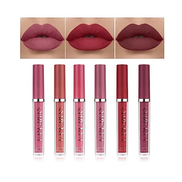 LOPHE Rouge à Lèvres Liquide Mat, Rouges à lèvres, Gloss à Lèvres Effet Repulpant & Hydratant, Huile à Lèvres Adaptée aux Lèv