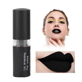 Vampire - Rouge à lèvres mat longue durée - Rouge à lèvres pour femme - Rouge à lèvres noir - Pour Halloween - Gloss à lèvres