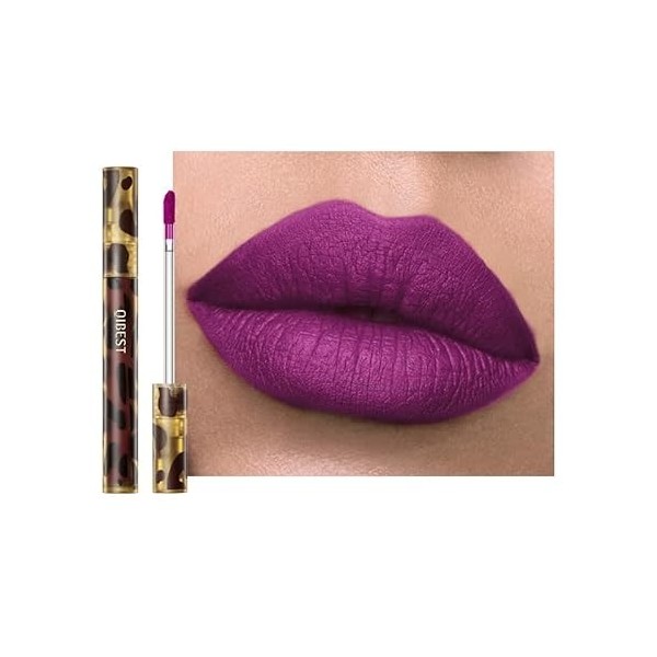 Anifer Velvet Matte Liquid Lipstick Makeup Tenue longue durée et imperméable à leau, brillant à lèvres instantané antiadhési