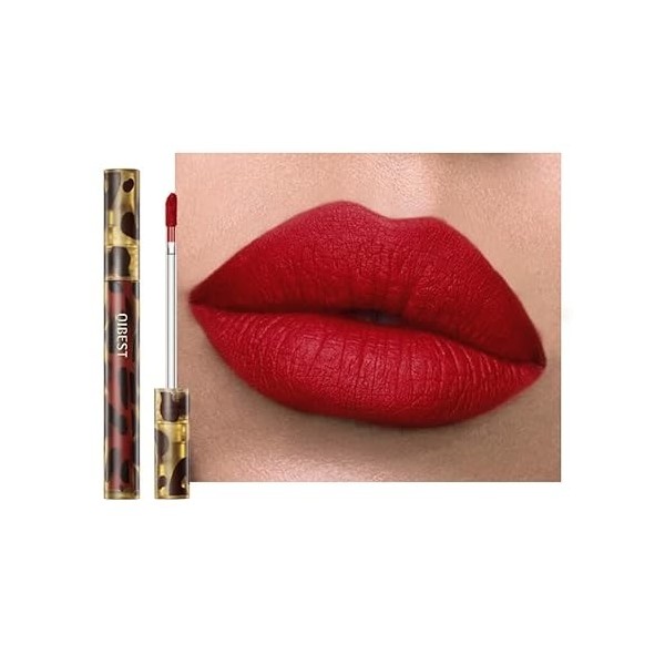 Anifer Velvet Matte Liquid Lipstick Makeup Tenue longue durée et imperméable à leau, brillant à lèvres instantané antiadhési