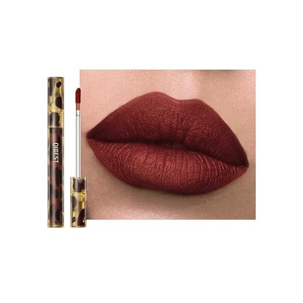 Anifer Velvet Matte Liquid Lipstick Makeup Tenue longue durée et imperméable à leau, brillant à lèvres instantané antiadhési