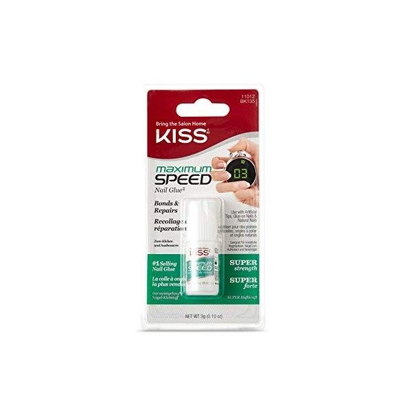 Colle pour faux-ongles Kiss Maximum Speed 3g