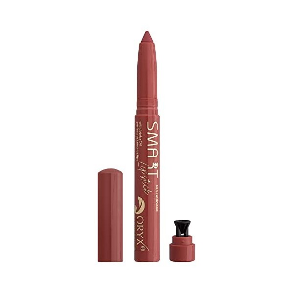 Impala - Rouge à lèvres Oryx SMART Couleur Pêche 08 | Rouge à lèvres mat | Rouge à lèvres automatique avec taille-crayon | Cr...