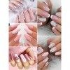 EBANKU 2 Pièces Colle Faux Ongle Extra Forte, Faux Ongles Colles pour Ongles Colle Faux Gel Ongle UV Ongles Colle pour Faux O