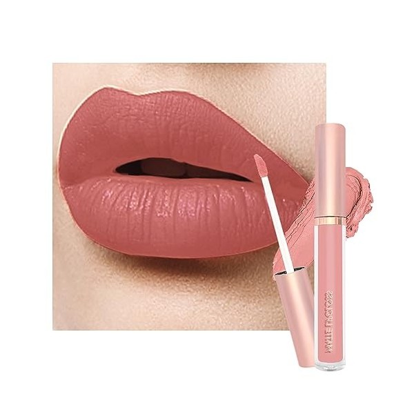 Neteson Lot Rouge a Levre Mat Longue Tenue Rouge à Lèvres Sans Transfert Liquide Lip Gloss à Lèvres Repulpant Waterproof Bril