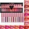 Sitovely 12 Pcs Hydratante Ensemble de rouge à lèvres liquide Lipgloss Lipstick, Très pigmenté Brillant à lèvres coloré, Sexy