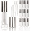 COSIDEA Lot de 14 tubes vides pour gloss à lèvres 6 ml noir 