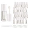 COSIDEA Lot de 14 tubes de gloss à lèvres vides dorés de 6 ml avec baguette épaisse