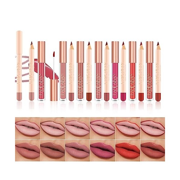 RoseFlower 6 PCS Lip Gloss Hydratant Lip Glow Oil, Gloss à Lèvres hydratante en gelée, Clear Lip Glow Oil Transparent Plumpin