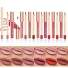 RoseFlower 6 PCS Lip Gloss Hydratant Lip Glow Oil, Gloss à Lèvres hydratante en gelée, Clear Lip Glow Oil Transparent Plumpin