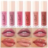 6 Pcs Lip Gloss Set Lip Oil Light Hydratant Lip Glow Oil Long Lasting Waterproof Liquid Lipstick Crystal Jelly Lip Tinted Liq